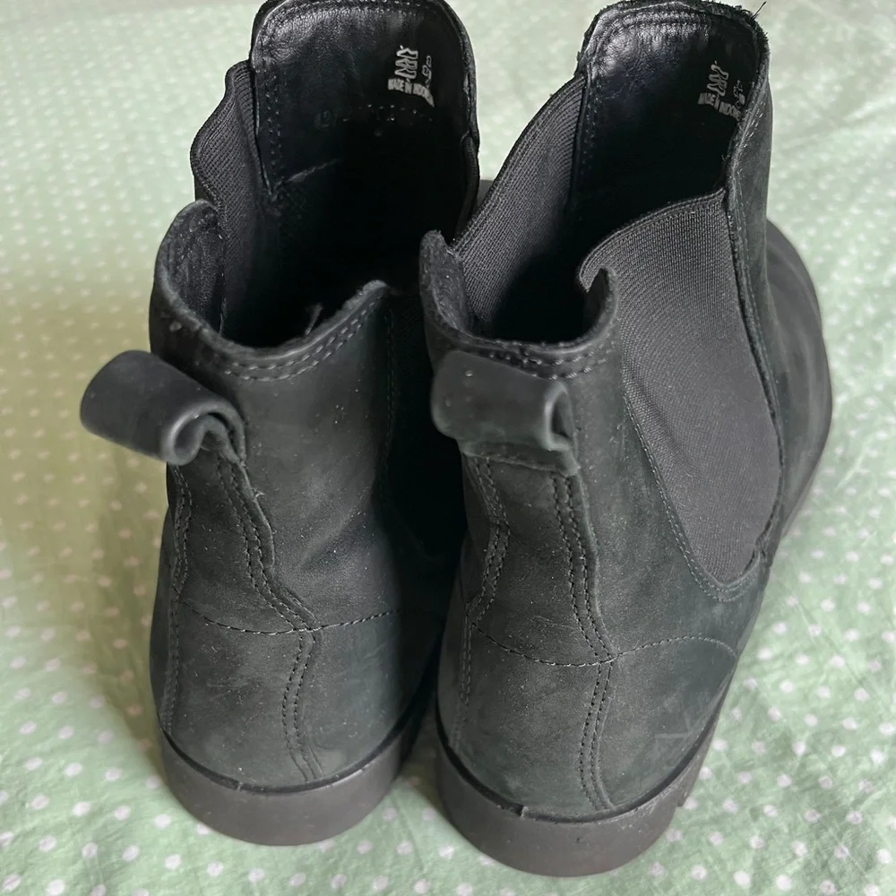 Ecco Black Suede Chelsea Boots, 42 - Picture 3 of 7